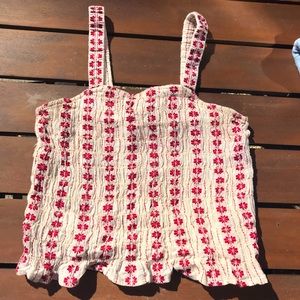 Red and white top from American Eagle!